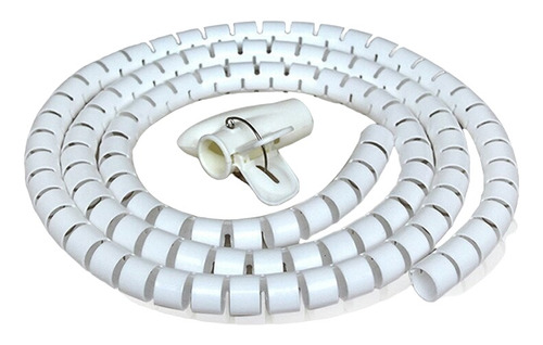 Protector Cable Espiral Plástico Organizador 2mx16mm (1 Und)