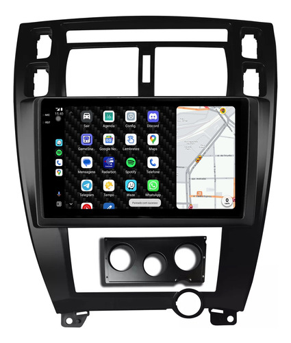 Central Multimidia Tucson 06/16 9p Android 2gb 64gb Carplay