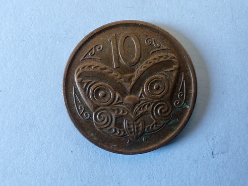 Moneda New Zelanda 10 Cents 2006 (x1626