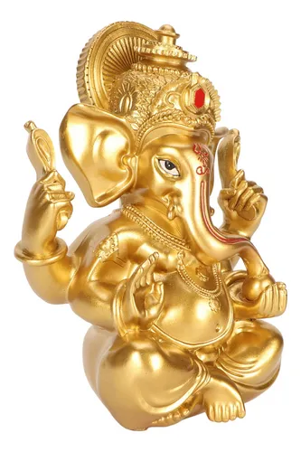Estatua India De Ganesha, Elefante, Escultura De Dios Hindú,