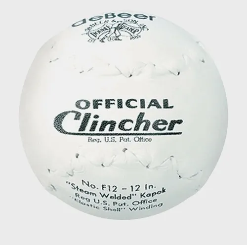 Lot De 6 Balles De Softball Debeer Clincher – Taille 12 – Neuves Sans Boîte