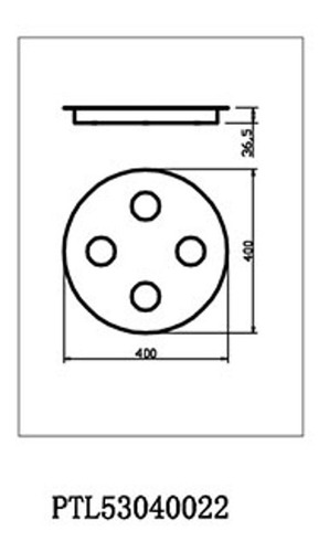 Imagen 2 de 6 de Plafon Moderno Led Siro 40cm 22w Candil Garantia