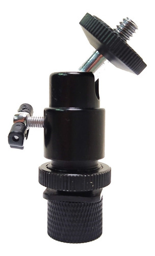 Adaptador Ballhead P/ Pedestal Microfone 5/8 P/ Rosca 1/4