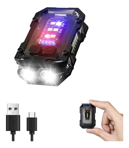 Mini Linterna Led Brillante Con Doble Fuente De Luz