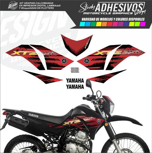 Calcomanias Yamaha Xtz 250 2019 Tipo Original Kit Stickers