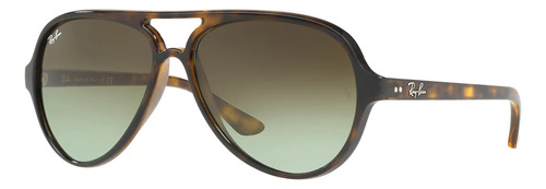 Anteojos De Sol Ray Ban 4125 Cats 5000 Colores Negro Y Carey