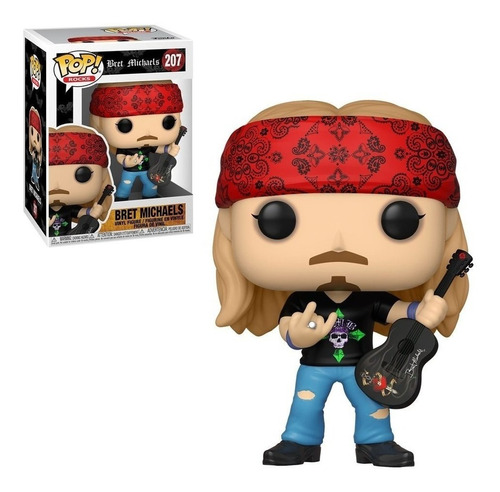 Funko Pop Original 207 Bret Michaels Rocks Bret Michaels