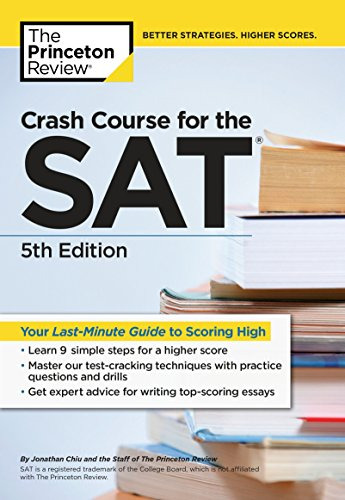 Libro Crash Course Sat 5 Ed De Princeton Review