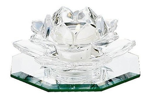 Imagen 3 de 3 de Candelabro De Candelabro De Loto De Biedermann Y Sons Clearg