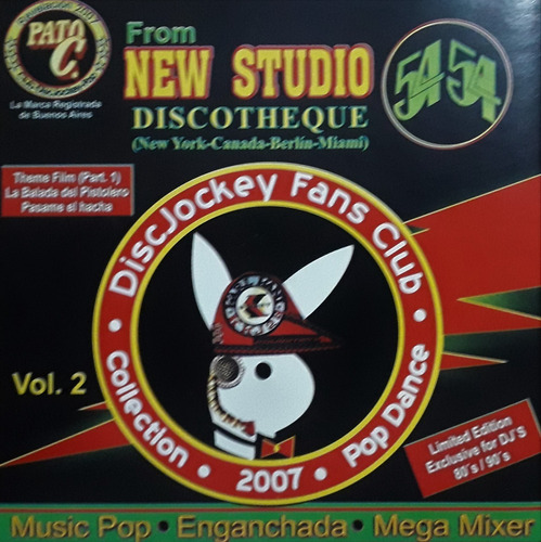 Pato C Cd: Studio 54, Remember 80´s ( Simil Vinilo )