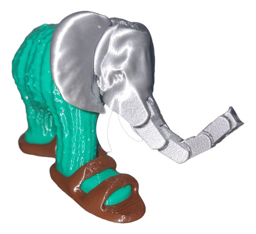 Lirili Larila Figura 10cm I3d Verde Oscuro