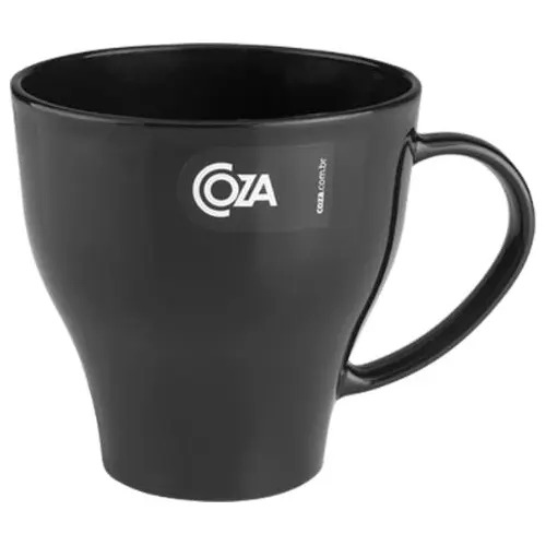 Caneca Viena Cozy 13 X 10 X 10 Cm 400 Ml Cor Preto Coza