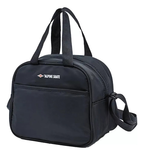 Bolso Porta Alimentos Lunchera Alpine Skate Térmico Color Negro Liso