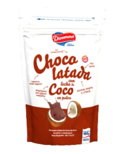 Chocolatada De Coco - Dicomere - Polvo X 150gr - Sin Tacc