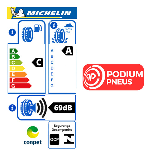 Kit 4x Pneu 205/55 R16 91v Tl Primacy 4 Michelin