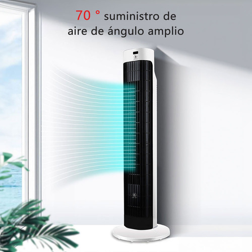 Ventilador Torre Abanico Oscilante Silencioso 3 Velocidades