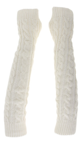 2 Piezas Largas Guantes De Invierno De Malla Suave Accesorio