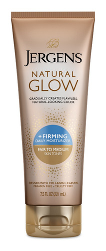 Jergens Natural Glow Loción Autobronceante Reafirmante 6c