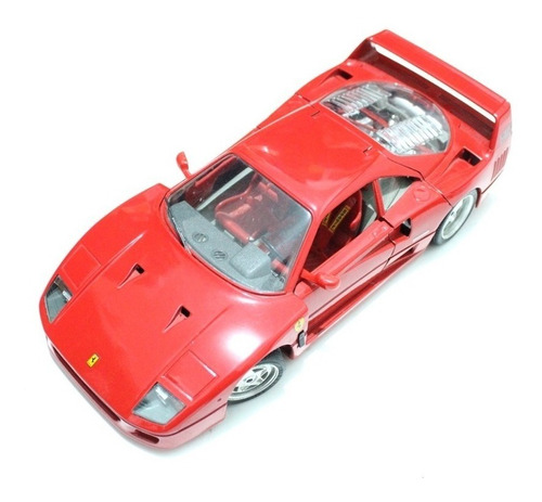 Miniatura Ferrari F40 1987 1:18 Burago Vermelha 983