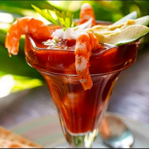 Imagen 2 de 6 de Set 6 Copa Para Mariscos Cocktel O Postres De 205 Ml