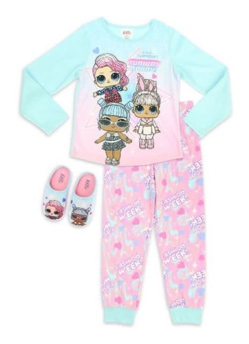 Pijama Para Niñas, Talla 6 