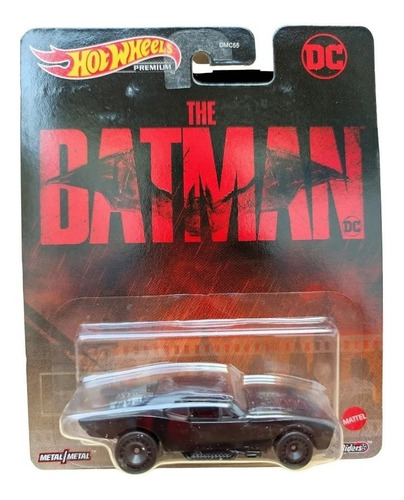 Imagen 2 de 2 de Batimóvil The Batman Batmobile Hot Wheels Premium 2022 Retro