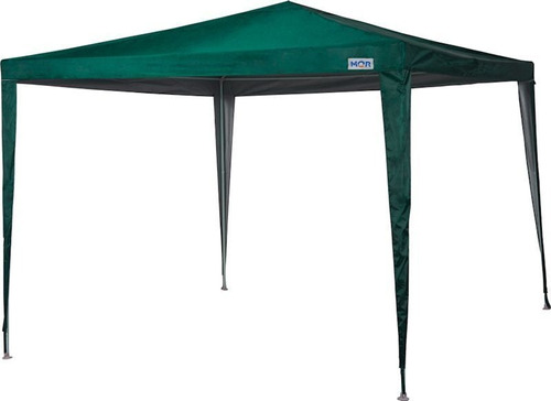 Gazebo Tenda Poliester Oxford Verde Silvercoating 3x3m Mor