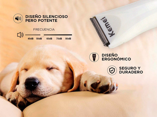 Imagen 5 de 6 de Maquina Cortar Pelo Perro Gato Mascotas Kemei Km-1051