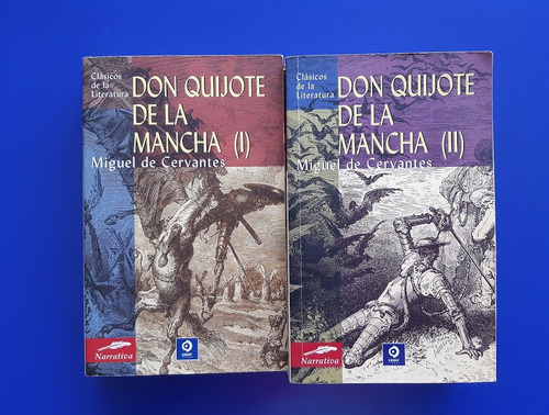 Libro El Quijote De La Mancha Ed 2 Tomos - Cervantes