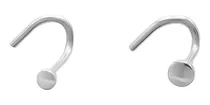 Comprar Piercing Aro Nariz Nostril Plata 925 Tapita Liso Copawa Color Tapita Chica