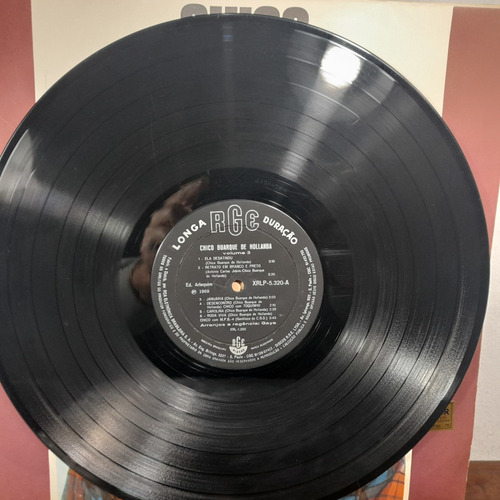 Imagem 6 de 8 de Vinil Lp Chico Buarque De Holanda Volume 3 Bom Estado 1968