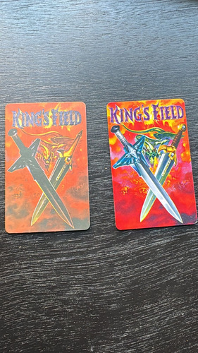 Cartas De Kings Field Ps1 Originales Playstation 1 (Usado)