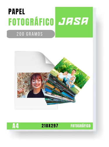Imagen 1 de 4 de Papel Fotográfico Glossy (a4) 200grms