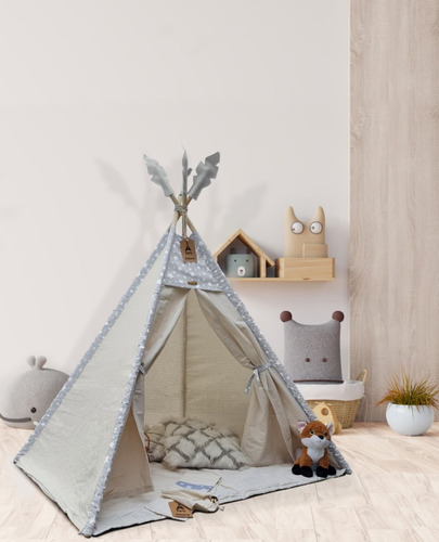 Carpa Tipi De Tela Grande Premium Ablinkid Superbland