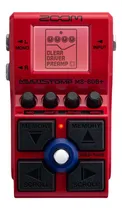 Comprar Zoom Pedal Para Baixos Multiefeitos Stompbox Ms-60b+ Cor Vermelho