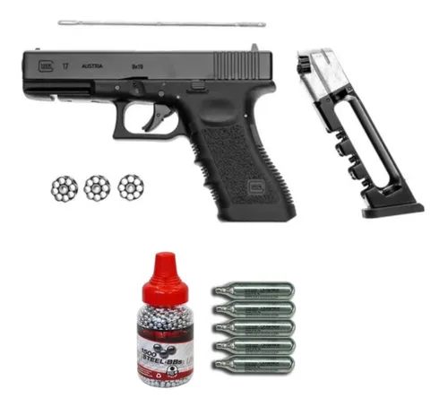 comprar Pistola Umarex Aire Comprimido Glock 17 Lock Co2 4,5 Mm+ Box
