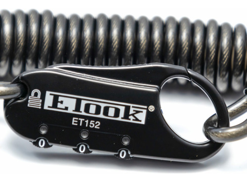 Cadeado Etook Et152 4x1500mm Combinação 3 Dígitos Liga Zinco
