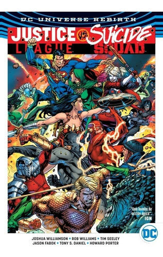 Justice League Versus Suicide Squad: Edición Completa, De Joshua Williamson. Serie Dc Deluxe, Vol. 1. Editorial Televisa, Tapa Dura, Edición 1 En Español, 2018