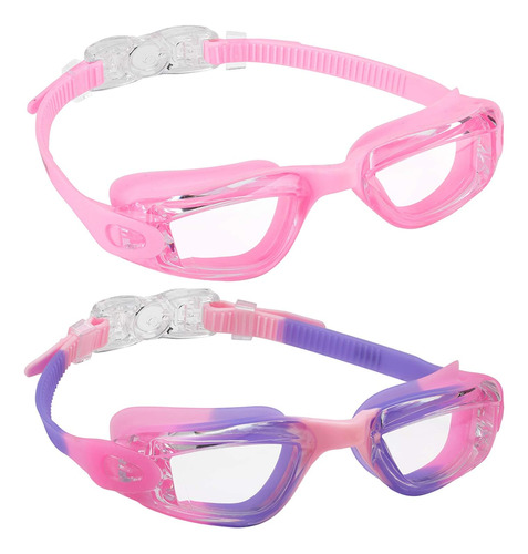 Gafas De Natación Unisex Aegend Rosa Y Púrpura X2u