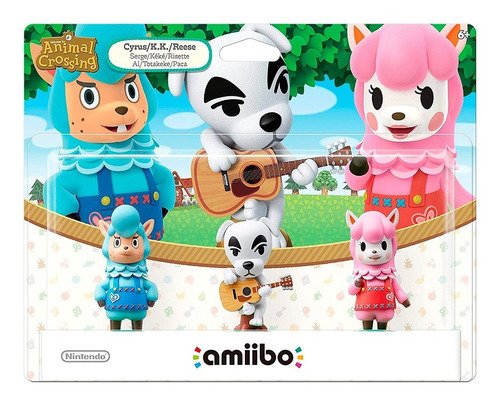 Pack 3 Amiibo Animal Crossing Series Wii U