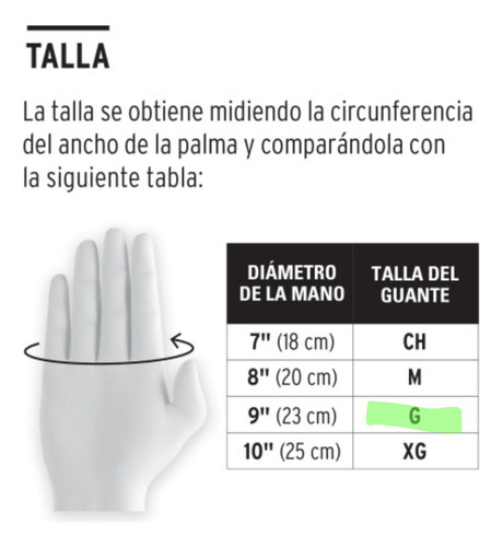 Guantes De Nylon Puliuretano Talla G Truper