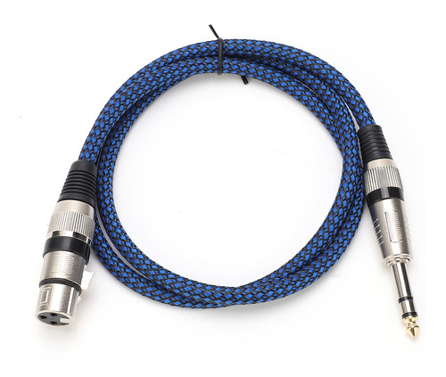 Cable Xlr De Línea Equilibrada De Cobre Y Nailon Tejido Para