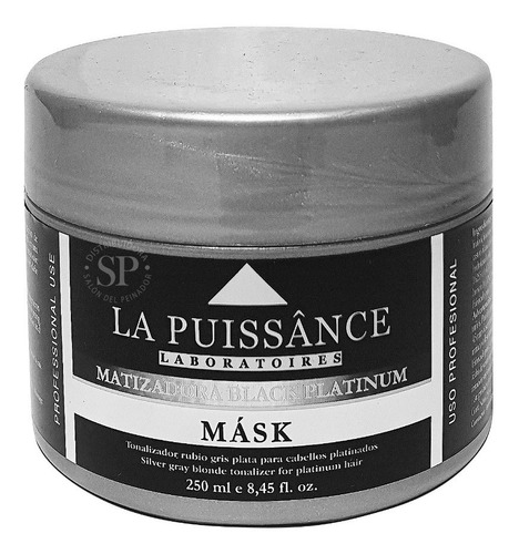 La Puissance Matizador Black Máscara Pelo Rubio Gris 250ml D