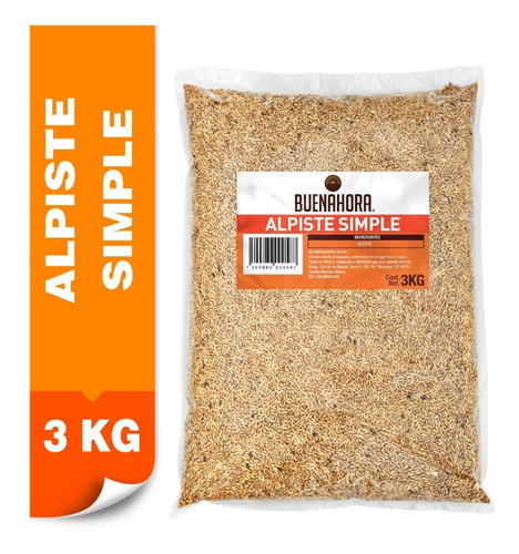 Alpiste Simple Para Aves 3 Kg