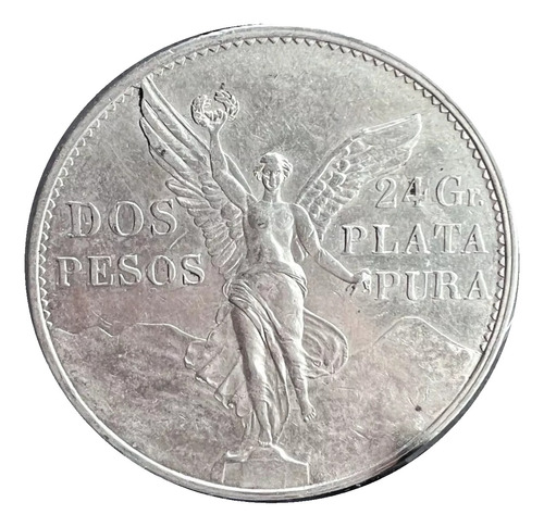 Moneda Dos Pesos Centenario De La Independencia 1921 Plata