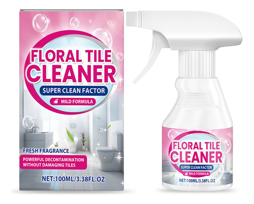 Limpiador De Azulejos Florales De 100 Ml, Limpiador De Azule