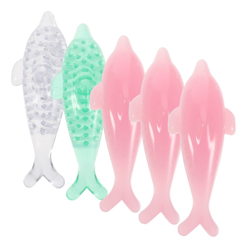 Cepillo De Uñas Plastic Cleaner Dolphin Beetle, 5 Unidades