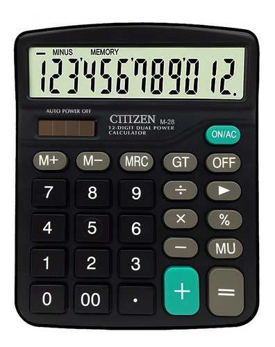 Calculadora Electrónica 12 Digitos  M-28 