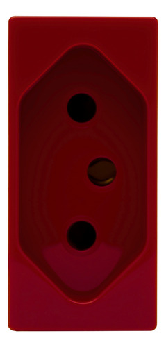 Kit 10 Modulos Tomada 2p+t 20a Vermelha N1136.2n Vm Abb Cor Vermelho