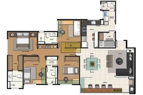 Apto 4 Quartos, 3 Suítes, Com Lazer Completo No Buritis - 6571